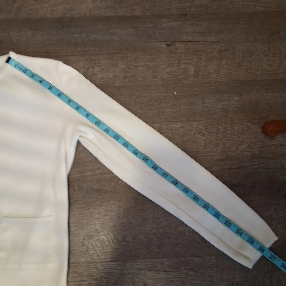 J.Crew Women's White Button-Up Crewneck Cardigan - Picture 4 of 7